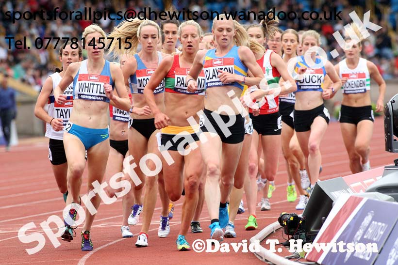 Womens 5000 metres, British Championships, Birmingham. Photo: David T. Hewitson/Sports for All Pics